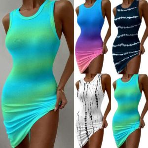 Amazing deals Women deals Women Floral Sleeveless Sexy Bodycon Mini Dress Holiday Party Clubwear Sundress