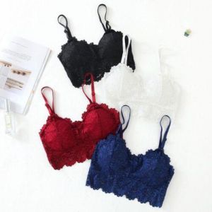 Women&#039;s Lace Sexy Bustier Bralette Bralet Bra Crop Top Cami Vest Camisole US