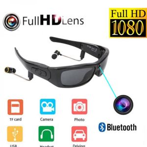 1080P HD Mini Camcorders Glasses Camera Bluetooth Headset Sunglasses Polarized Glasses Camera Cycling Video Glasses Outdoor