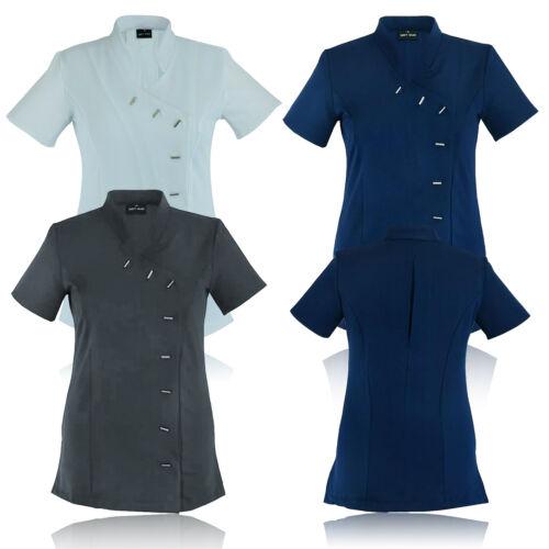 Amazing deals Women deals Women's Beauty Tunic Uniform SPA Therapist Hairdressing Massage Salon Beautician